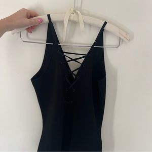 Express cross cross bodysuit